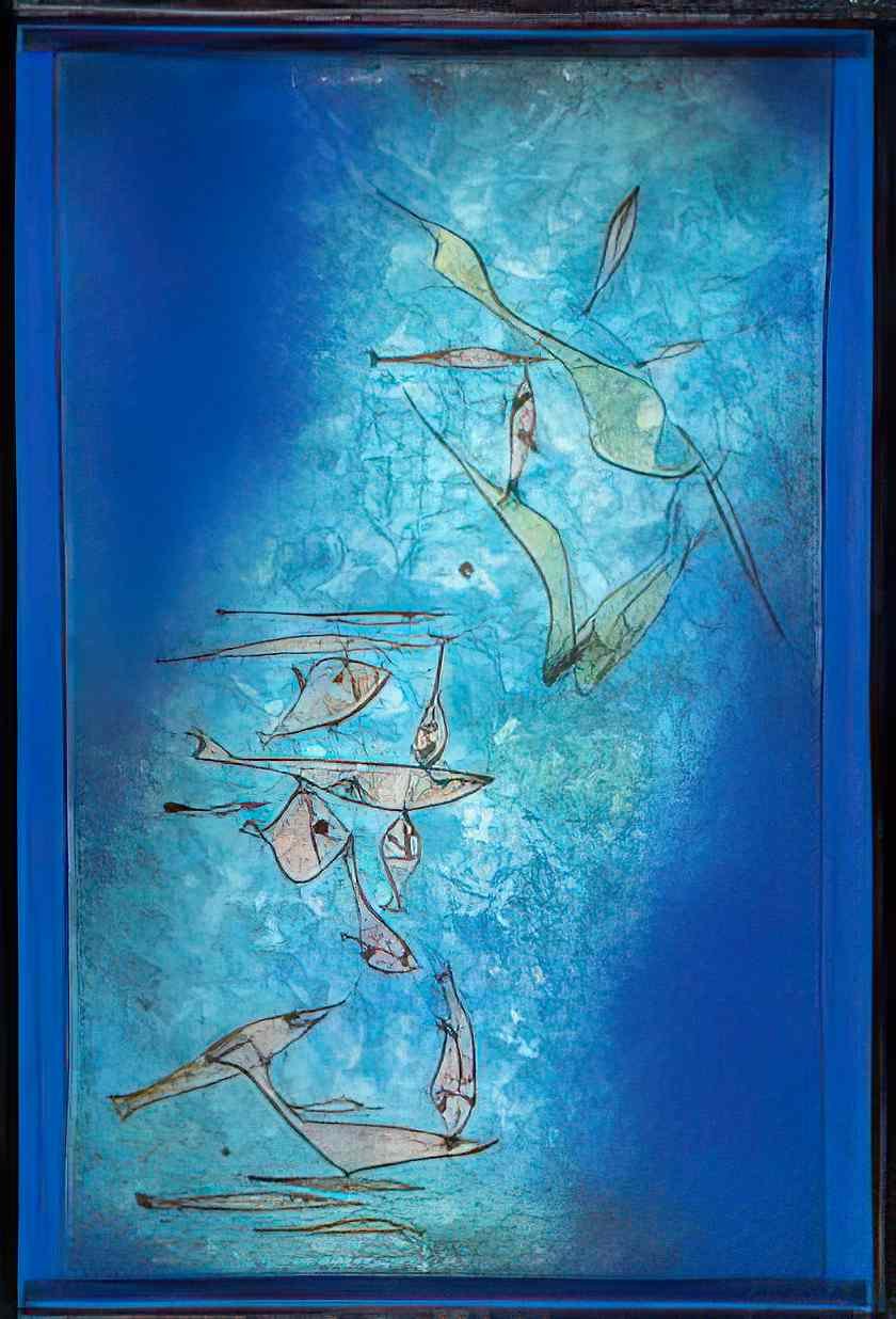 Paul Klee fish image 1925 Art A4 Photo Print