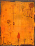 Paul Klee fruits on red 1930 Art A4 Photo Print