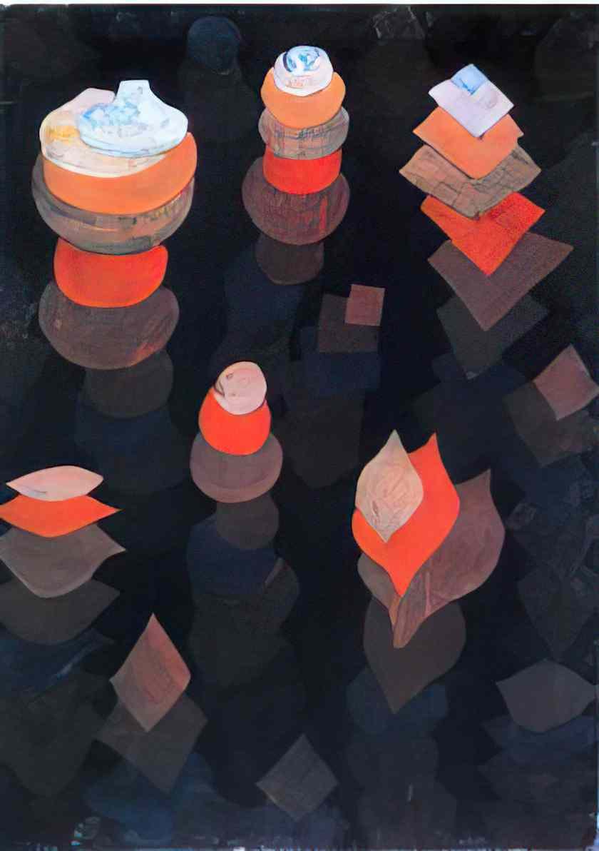 Paul Klee growth of the night plants 1922 Art A4 Photo Print