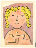 Paul Klee head of a child 1939 Art A4 Photo Print