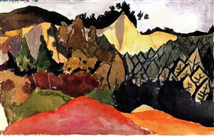 Paul Klee in the quarry Art A4 Photo Print