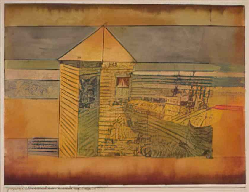 Paul Klee miraculous landing 1920 Art A4 Photo Print