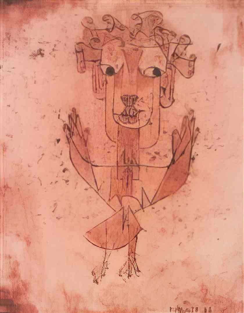 Paul Klee new angel 1920 Art A4 Photo Print