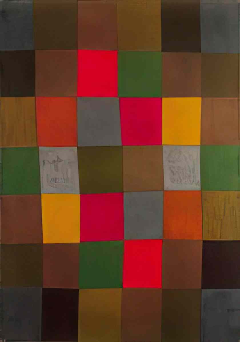 Paul Klee new harmony 1936 Art A4 Photo Print