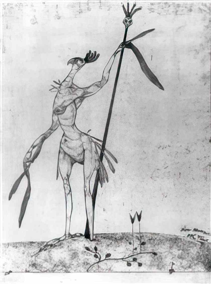Paul Klee phenix Art A4 Photo Print