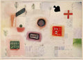 Paul Klee place signs 1926 Art A4 Photo Print