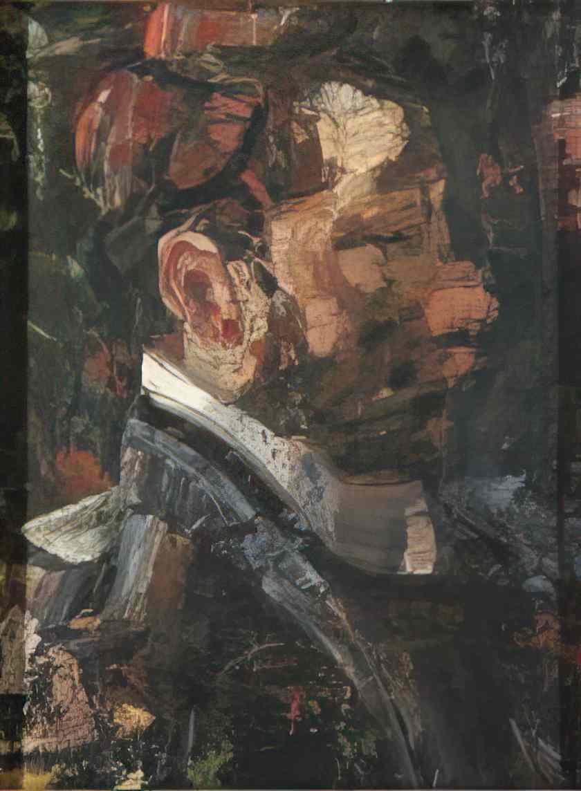 Paul Klee portrait of a man 1925 Art A4 Photo Print