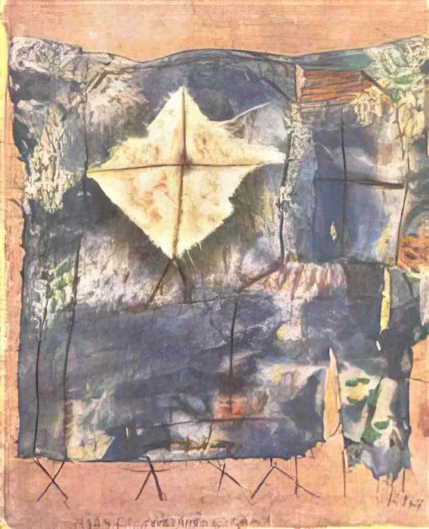 Paul Klee ravaged land 1921 Art A4 Photo Print