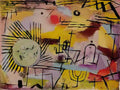 Paul Klee rising sun 1907 Art A4 Photo Print