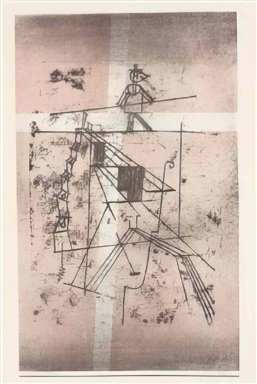 Paul Klee rope dancer 1923 Art A4 Photo Print