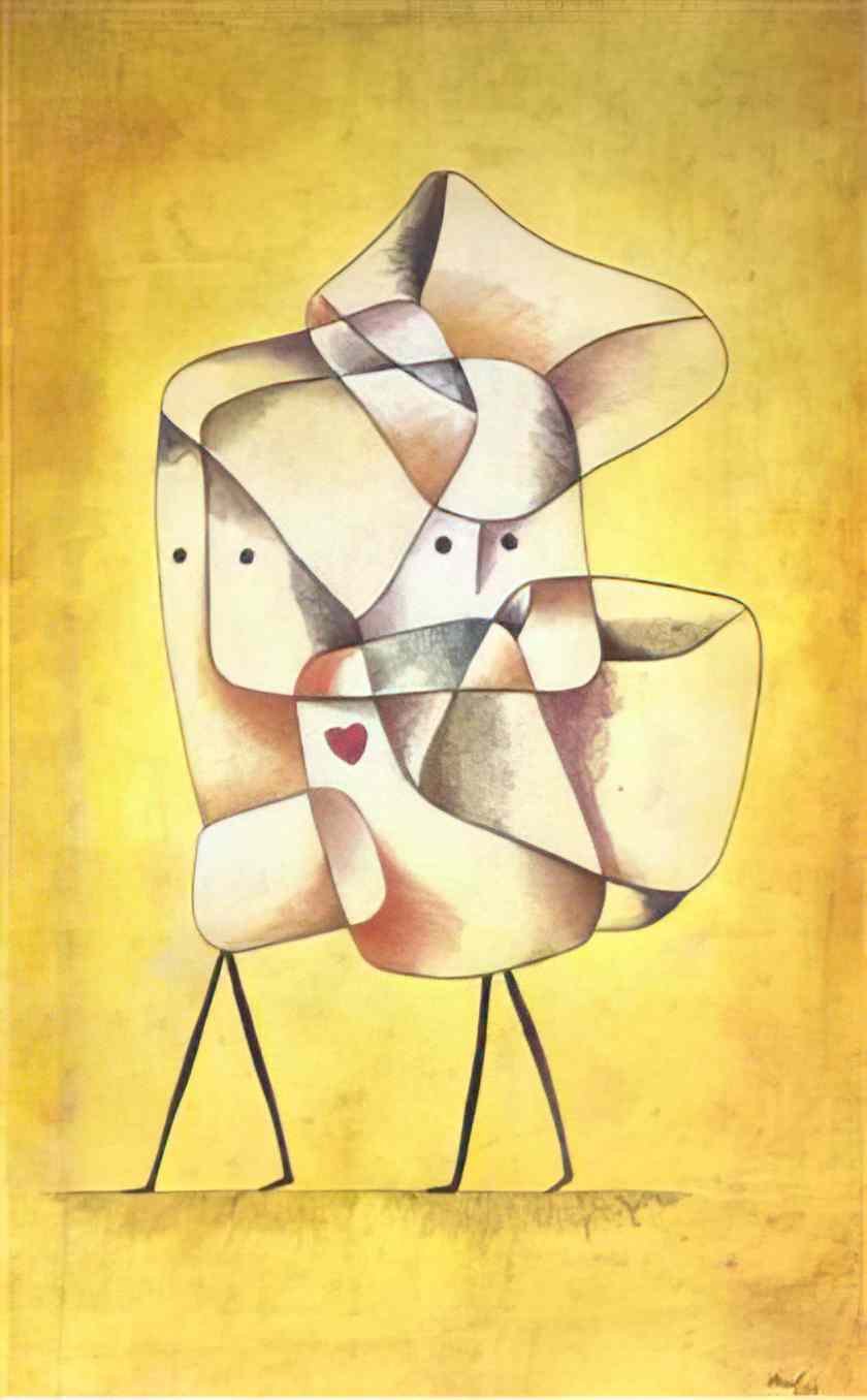 Paul Klee siblings 1930 Art A4 Photo Print