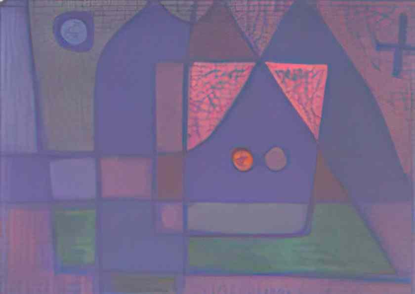 Paul Klee small room in venice Art A4 Photo Print