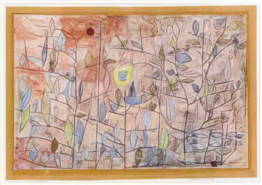 Paul Klee sparse foliage 1934 Art A4 Photo Print