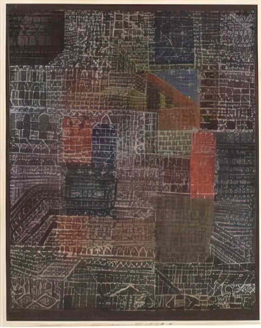Paul Klee structural ii 1924 Art A4 Photo Print