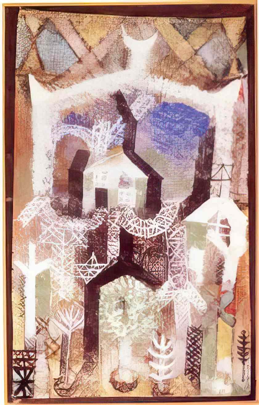 Paul Klee summer houses 1919 Art A4 Photo Print