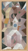Paul Klee the chapel 1917 Art A4 Photo Print
