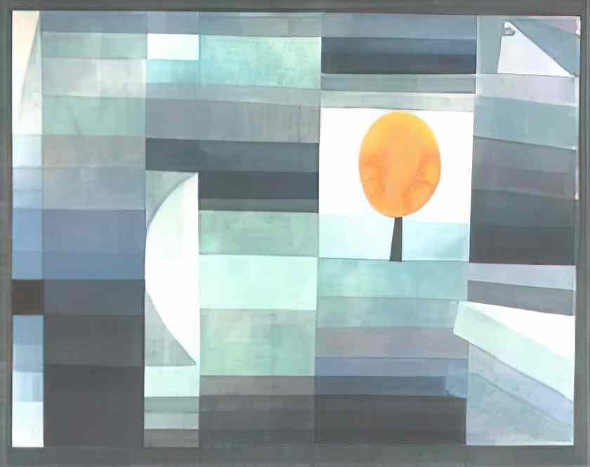 Paul Klee the messenger of autumn 1922 Art A4 Photo Print