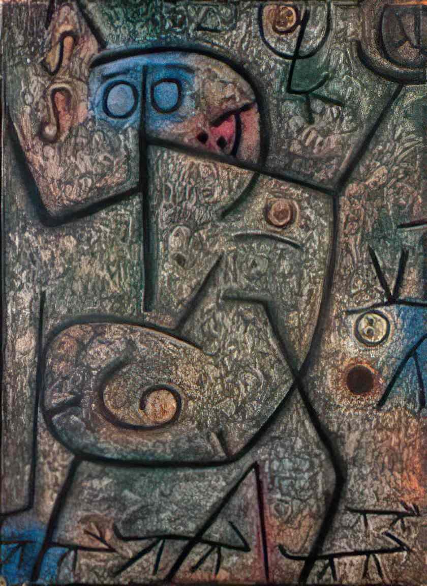 Paul Klee the rumors 1939 Art A4 Photo Print