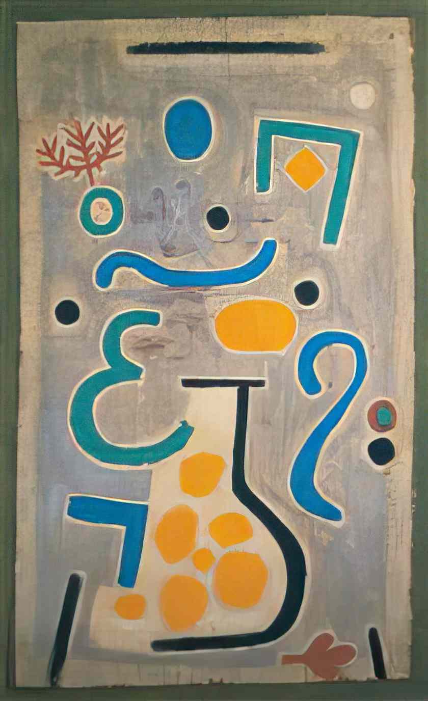 Paul Klee the vase 1938 Art A4 Photo Print