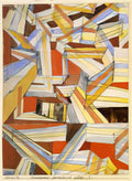 Paul Klee transparent in perspective grooved 1921 Art A4 Photo Print