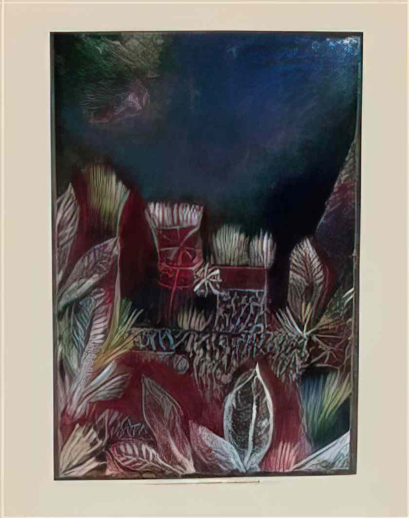 Paul Klee tropical twilight 1921 Art A4 Photo Print