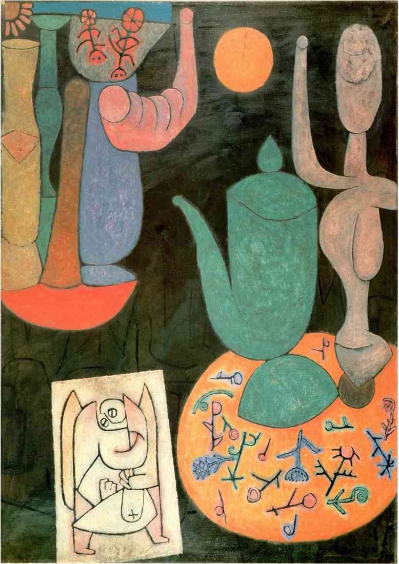 Paul Klee untitled still life A4 Photo Print