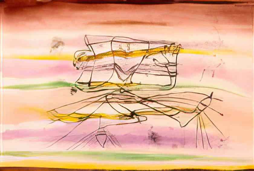 Paul Klee veil dance 1920 Art A4 Photo Print