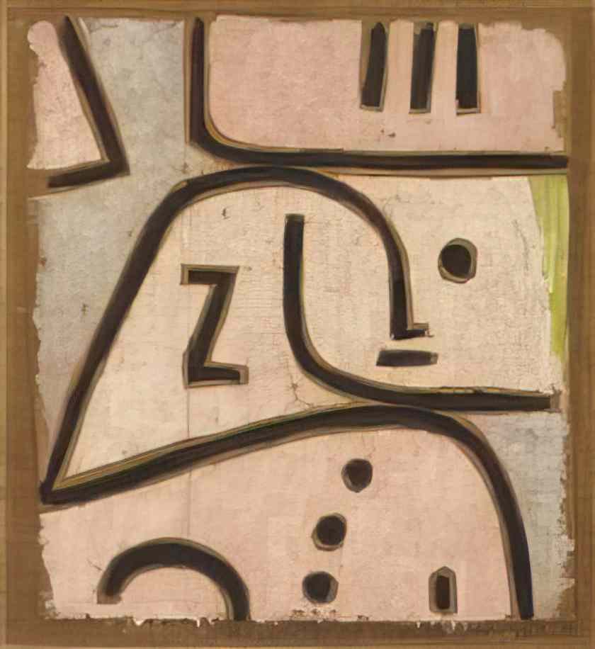Paul Klee wi in memoriam 1938 1 Art A4 Photo Print