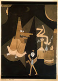 Paul Klee witch scene 1921 Art A4 Photo Print