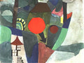 Paul Klee with the setting sun 1919 1 Art A4 Photo Print