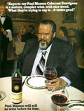 Paul Masson Cabernet 1980s Vintage Retro Advert