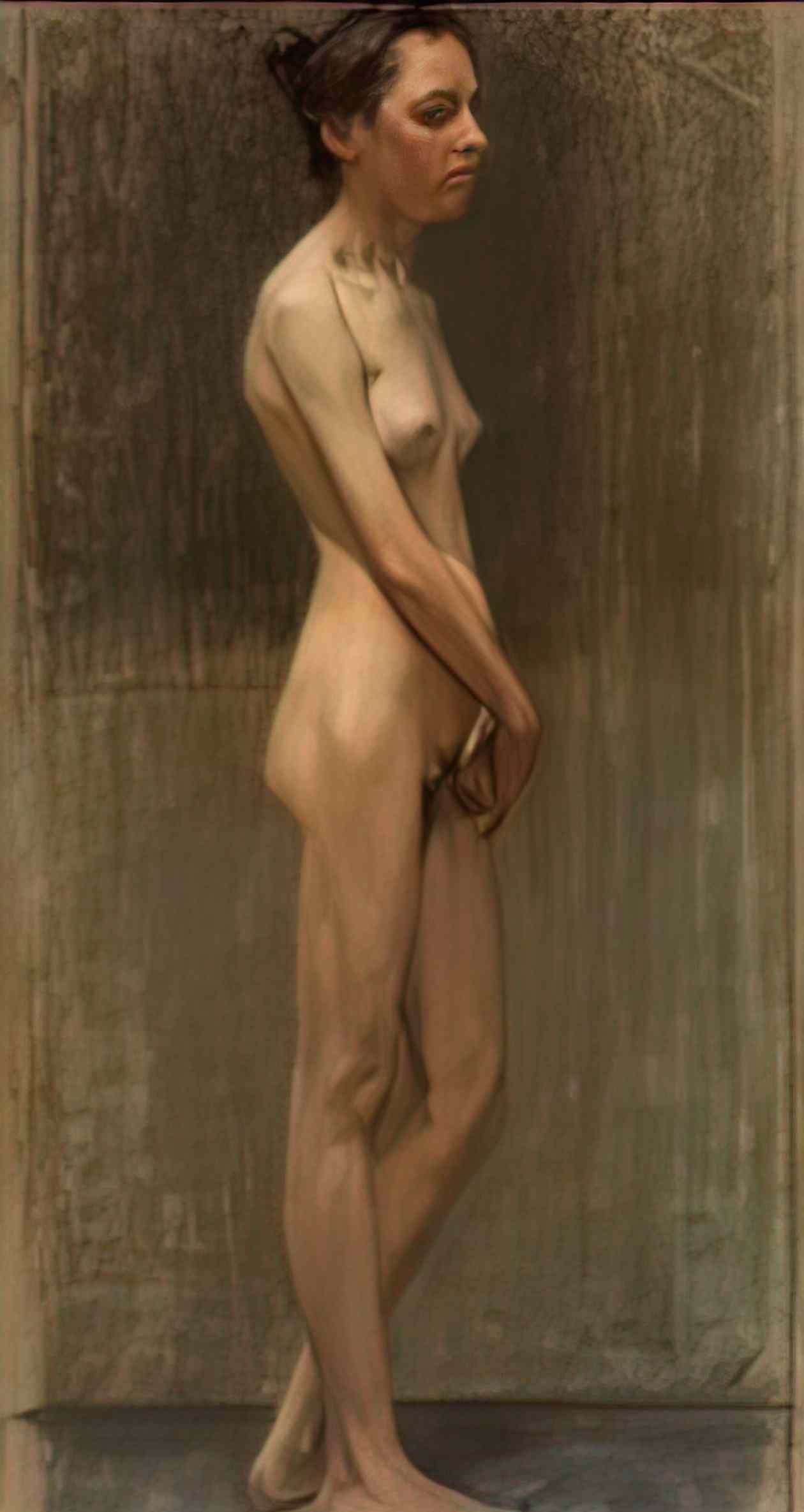 Paul Mathiopoulos female nude 2 Art A4 Photo Print