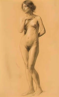 Paul Mathiopoulos female nude Art A4 Photo Print