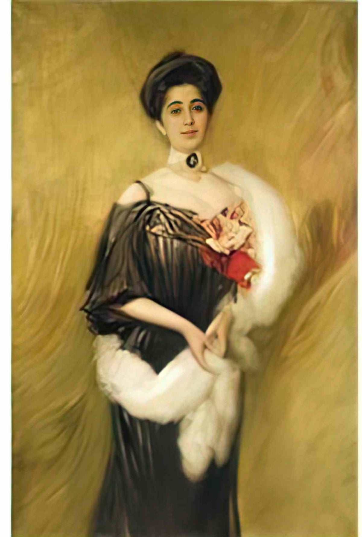 Paul Mathiopoulos portrait of a woman Art A4 Photo Print