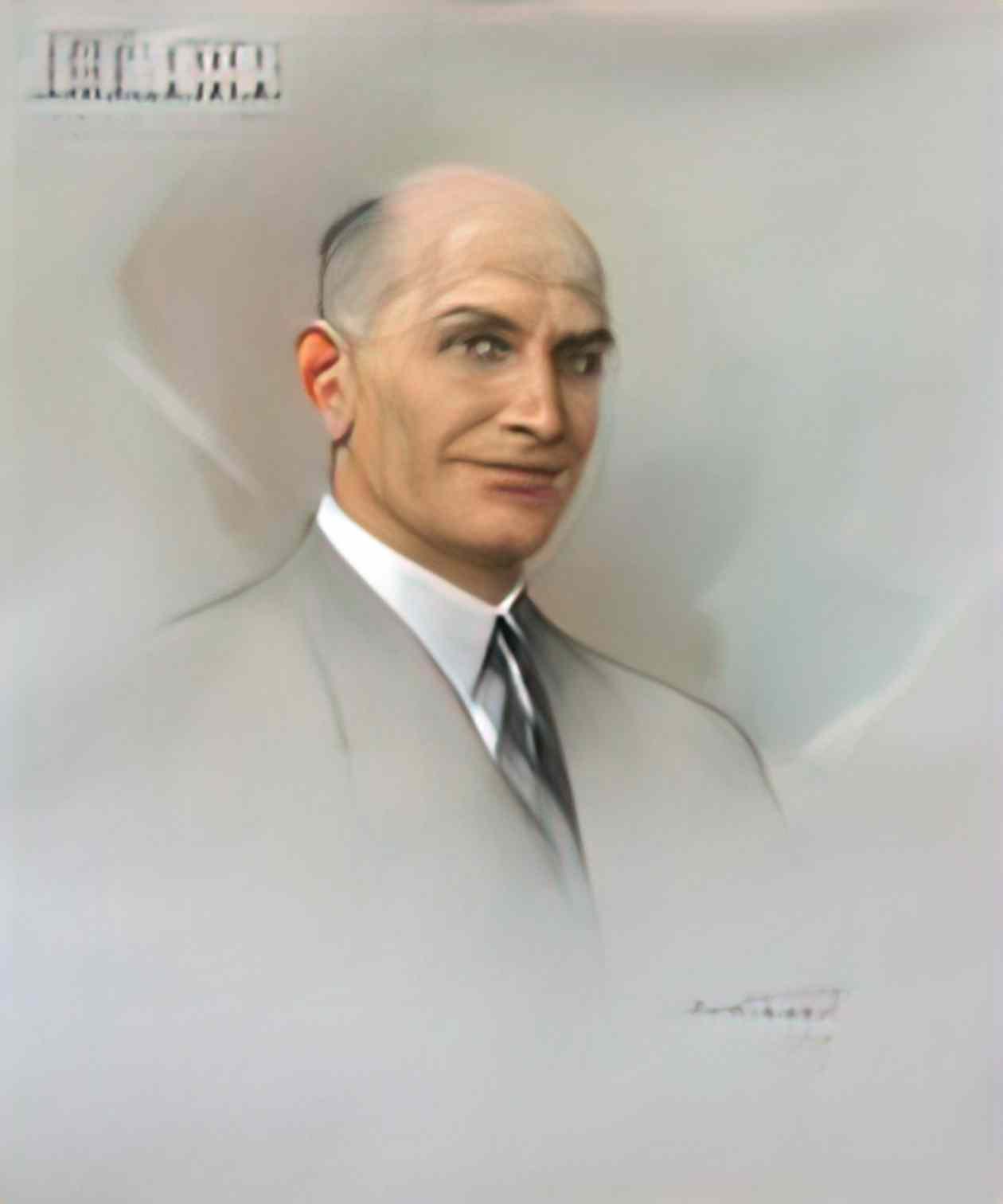 Paul Mathiopoulos portrait of sotiris papastratos Art A4 Photo Print