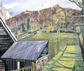 Paul Nash behind the inn 19 22 Art A4 Photo Print