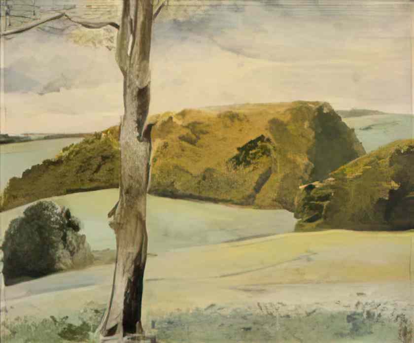 Paul Nash berkshire landscape (2) Art A4 Photo Print