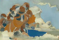 Paul Nash cumulus head 1944 Art A4 Photo Print