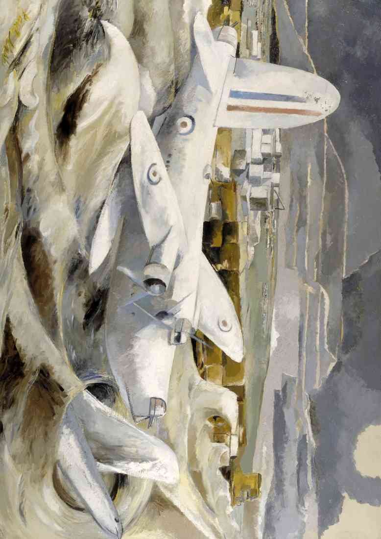 Paul Nash defence of albion 1942 A4 Photo Print