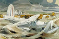 Paul Nash defence of albion 1942 Art A4 Photo Print