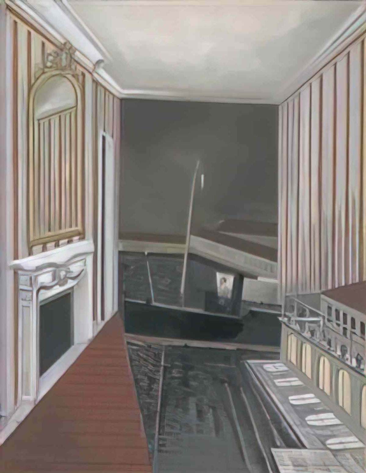 Paul Nash harbour and room 1932 36 Art A4 Photo Print