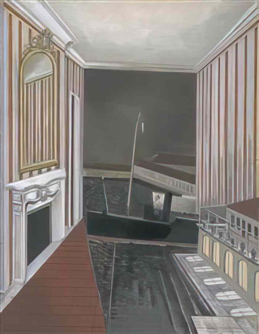 Paul Nash harbour and room 1932 36 (2) Art A4 Photo Print