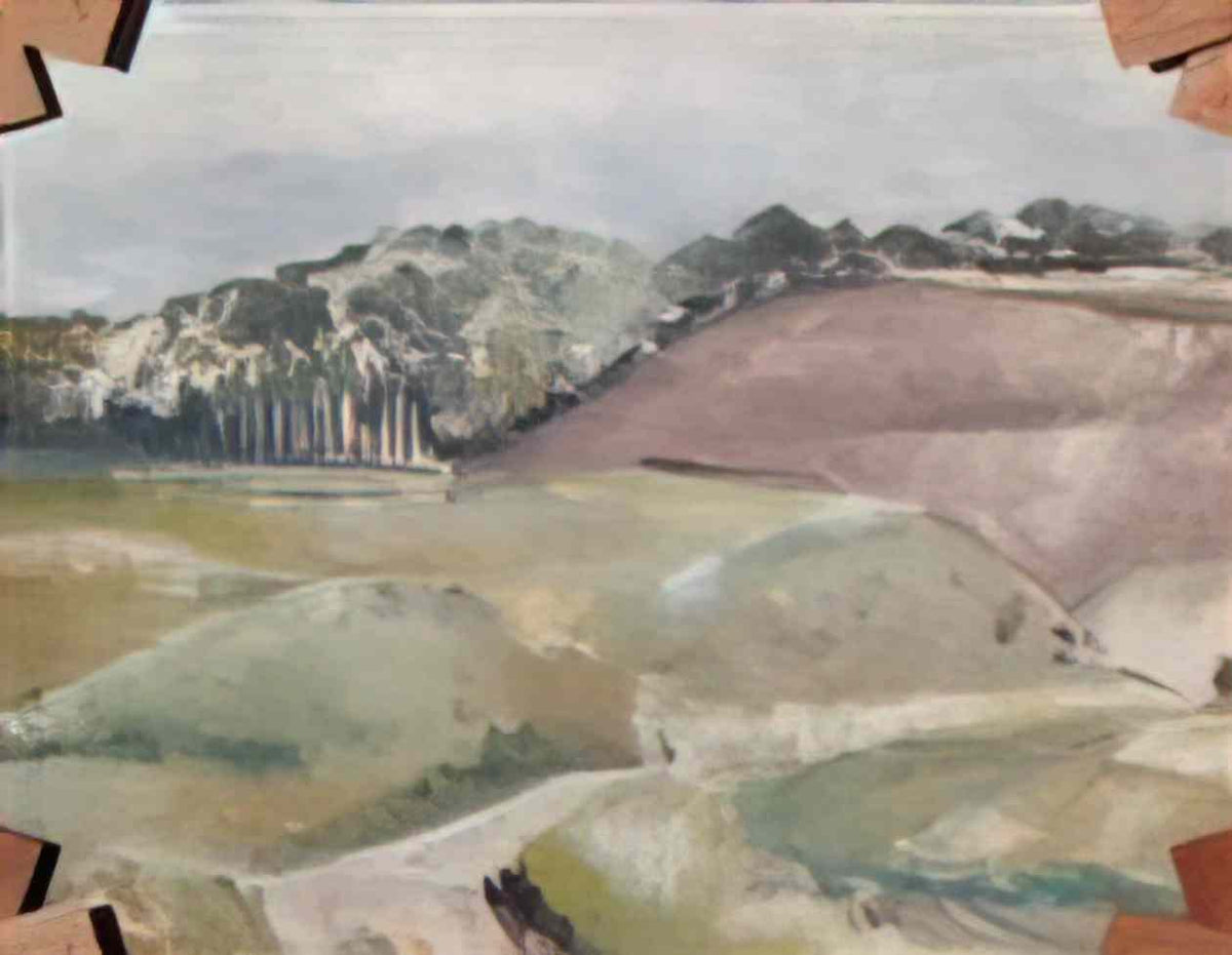 Paul Nash landscape verso 1939 Art A4 Photo Print