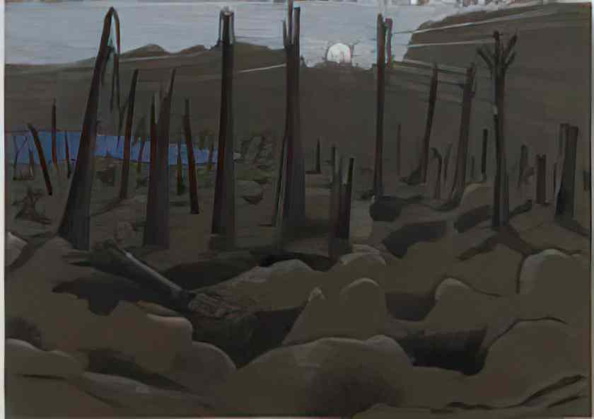 Paul Nash large 000000 2 (2) Art A4 Photo Print