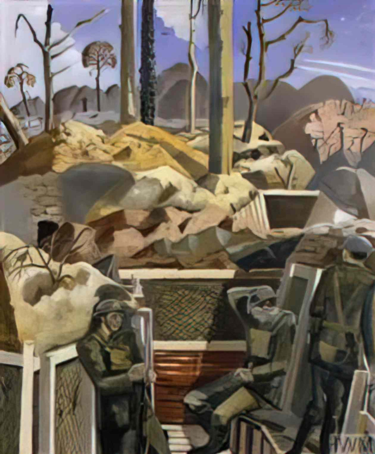 Paul Nash large 000000 4 Art A4 Photo Print