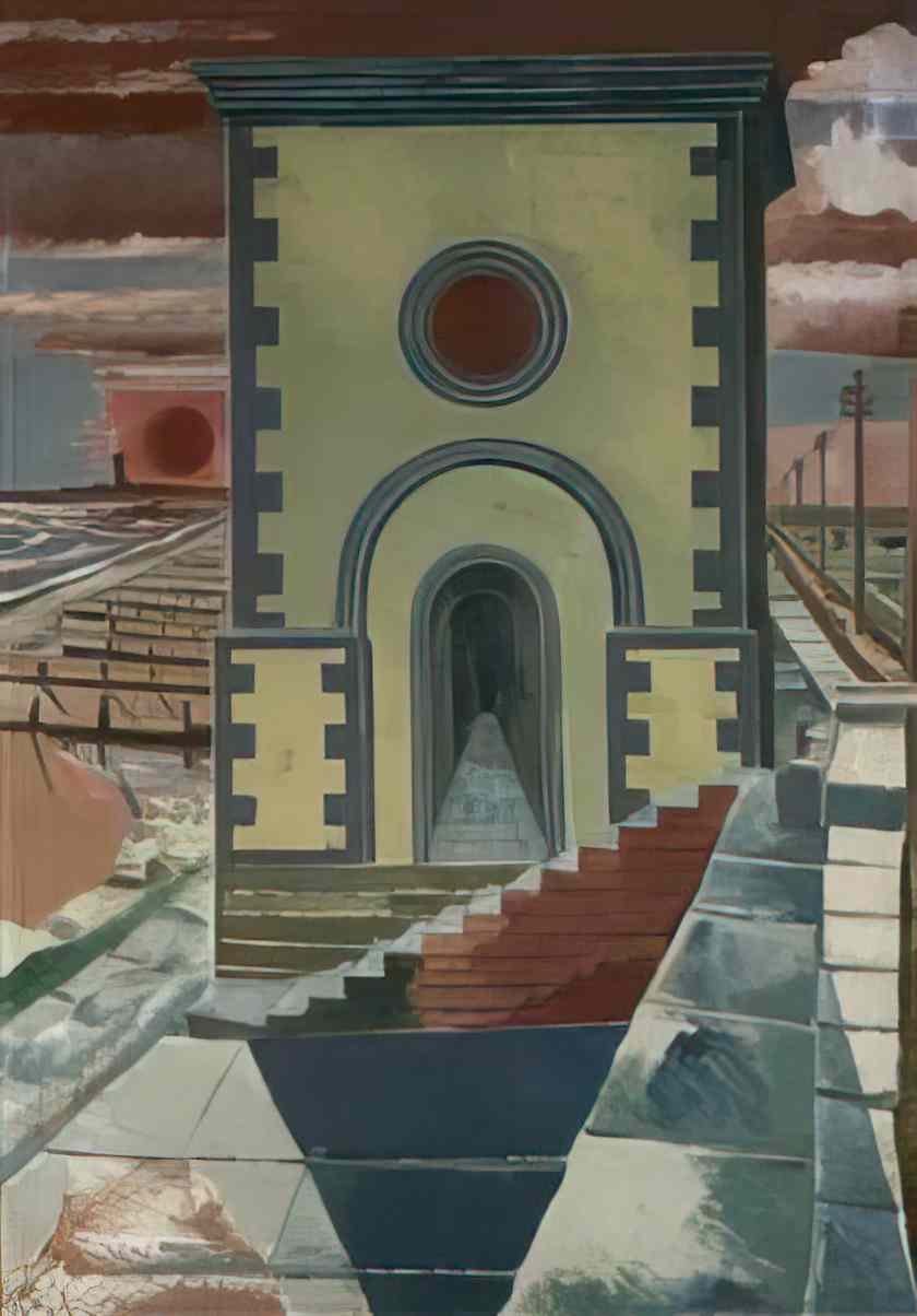 Paul Nash nostalgic landscape 23 38 (2) Art A4 Photo Print