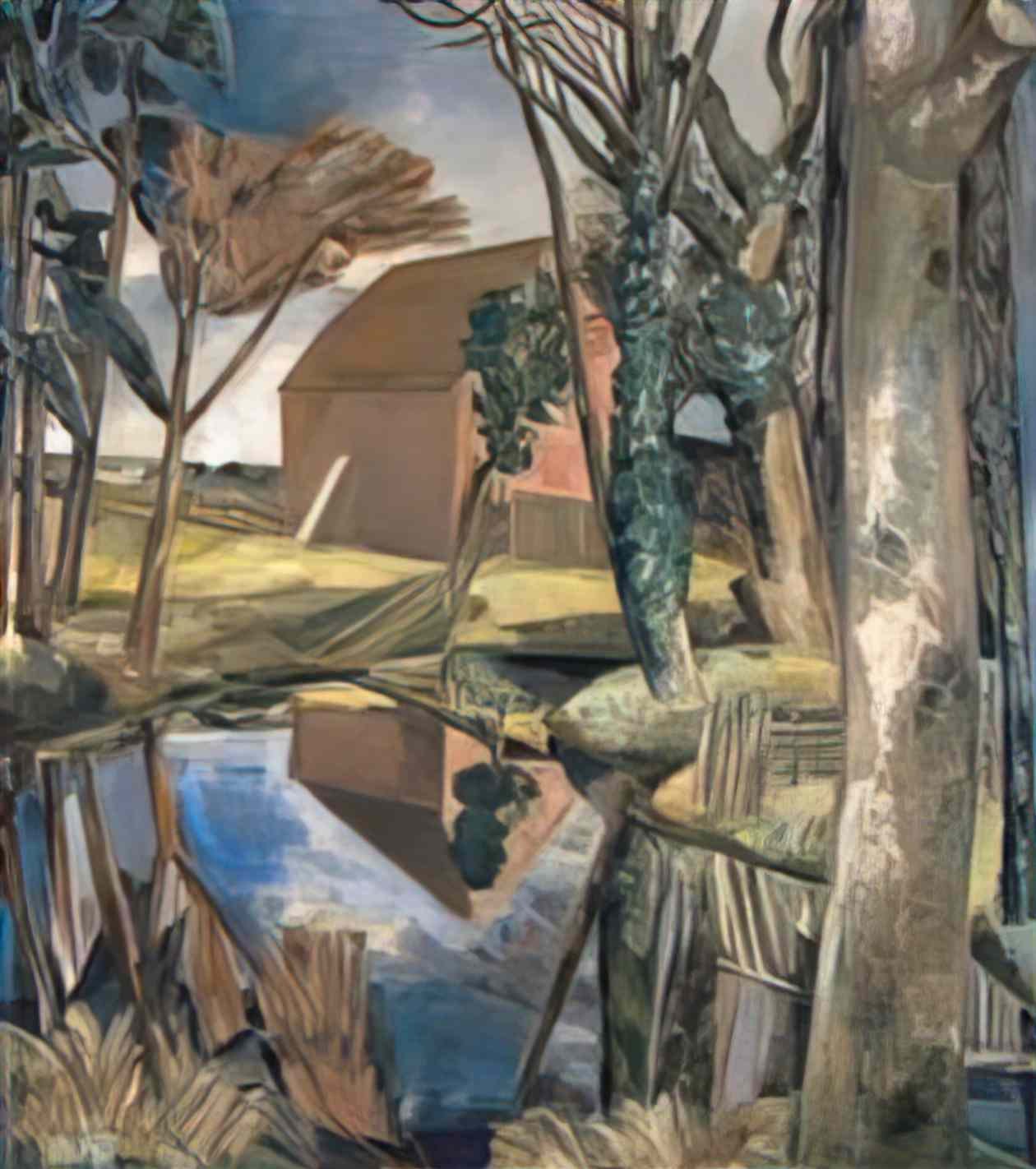 Paul Nash oxenbridge pond Art A4 Photo Print