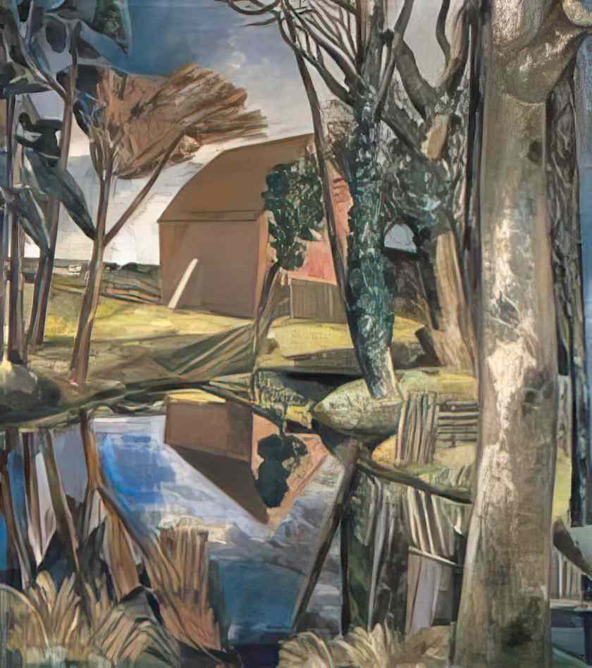 Paul Nash oxenbridge pond (2) Art A4 Photo Print
