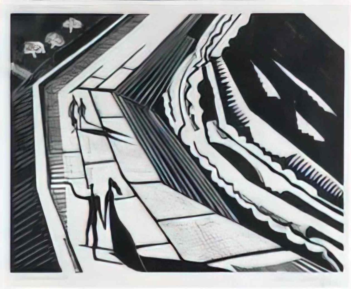 Paul Nash promenade Art A4 Photo Print