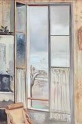 Paul Nash riviera window cros de cagnes Art A4 Photo Print